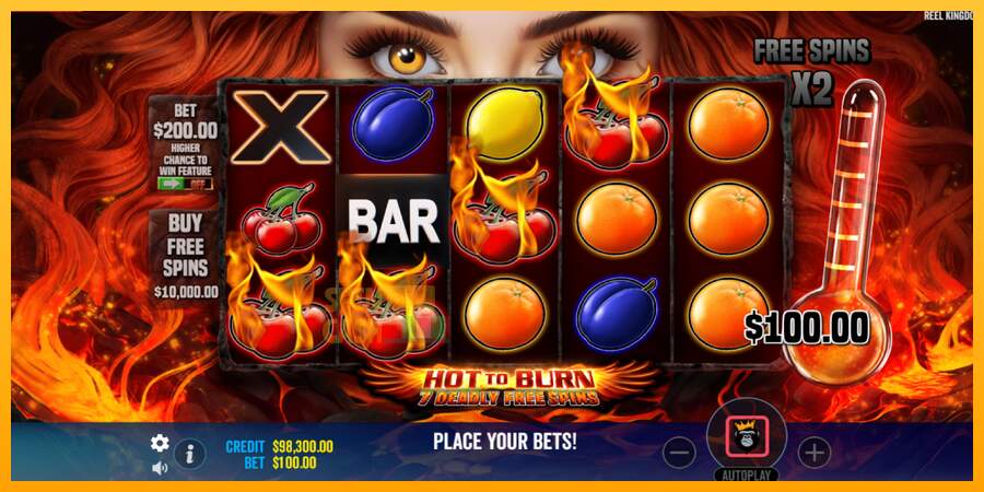 Spielautomat Hot to Burn - 7 Deadly Free Spins für echtes geld 4