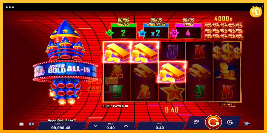 Spielautomat Hyper Gold All-In für echtes geld 5