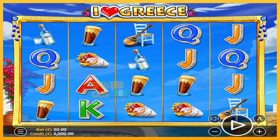 Spielautomat I Love Greece für echtes geld 2