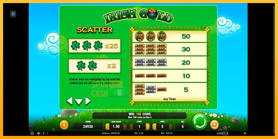 Spielautomat Irish Gold für echtes geld 7