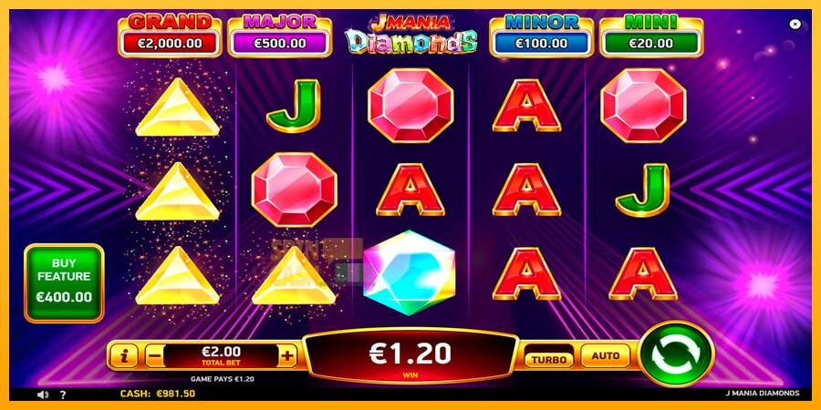 Spielautomat J Mania Diamonds für echtes geld 5