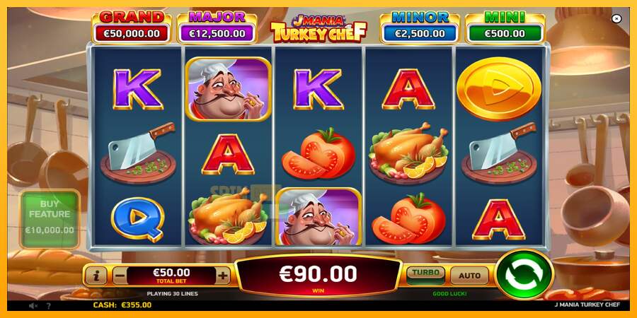 Spielautomat J Mania Turkey Chef für echtes geld 3