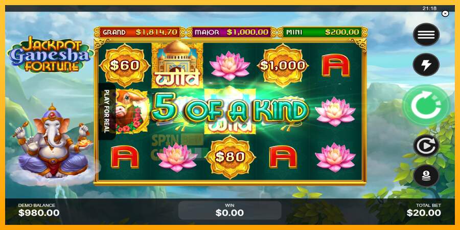 Spielautomat Jackpot Ganesha Fortune für echtes geld 3