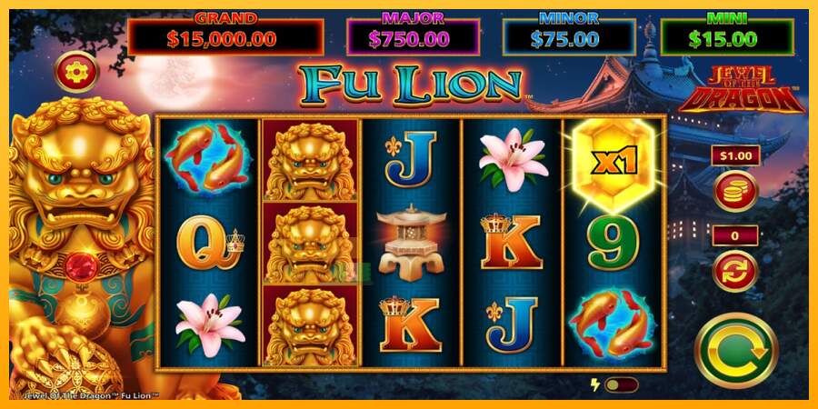 Spielautomat Jewel of the Dragon Fu Lion für echtes geld 1