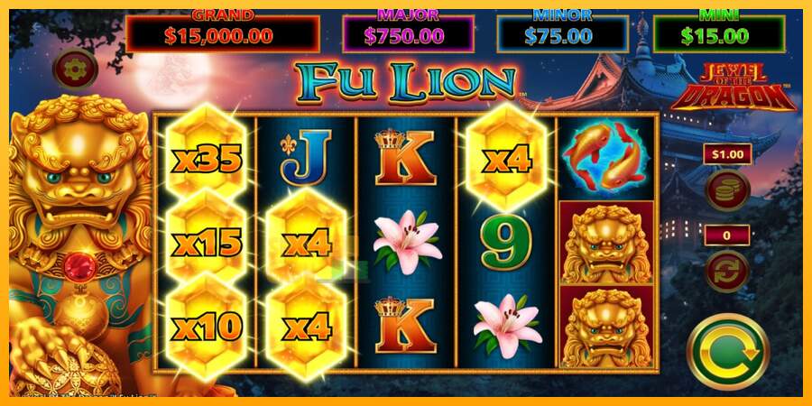 Spielautomat Jewel of the Dragon Fu Lion für echtes geld 2