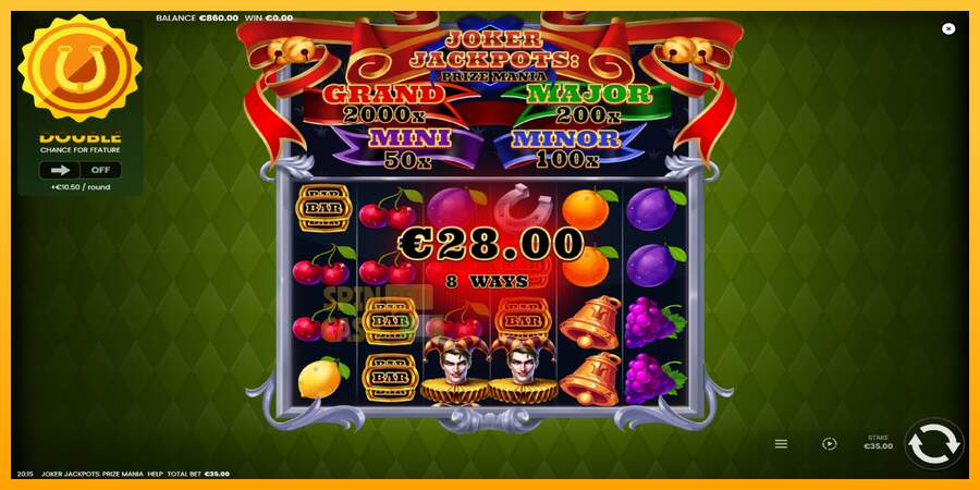 Spielautomat Joker Jackpots: Prize Mania für echtes geld 3