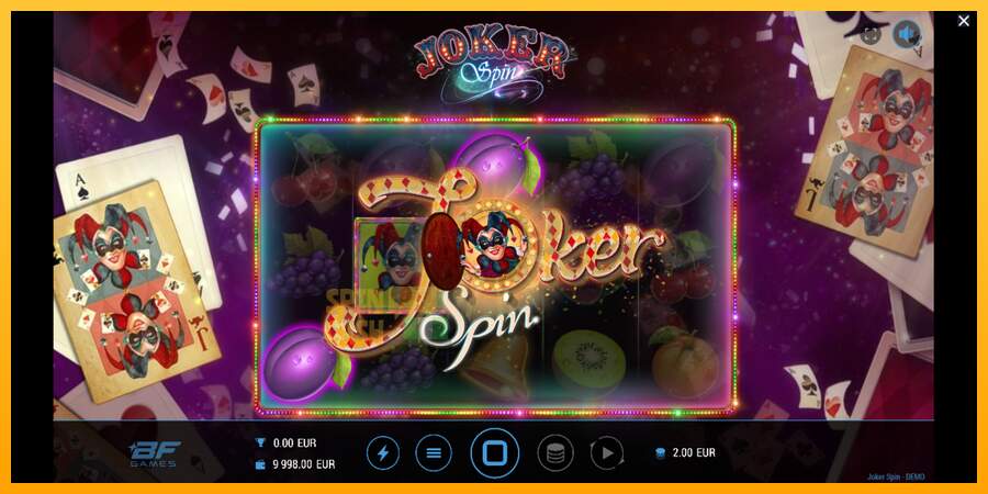 Spielautomat Joker Spin für echtes geld 3