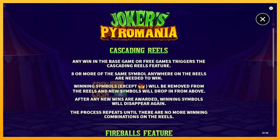 Spielautomat Jokers Pyromania für echtes geld 5