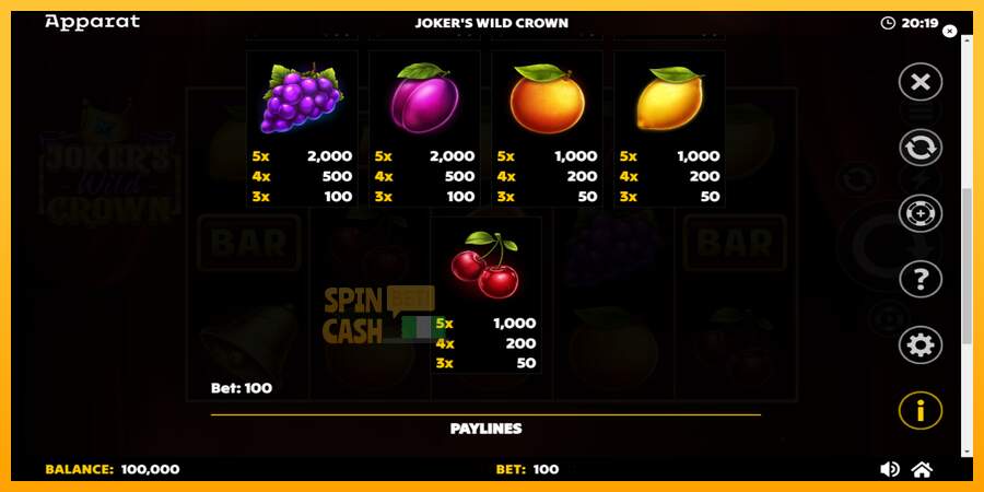 Spielautomat Jokers Wild Crown Diamond Treasures für echtes geld 6