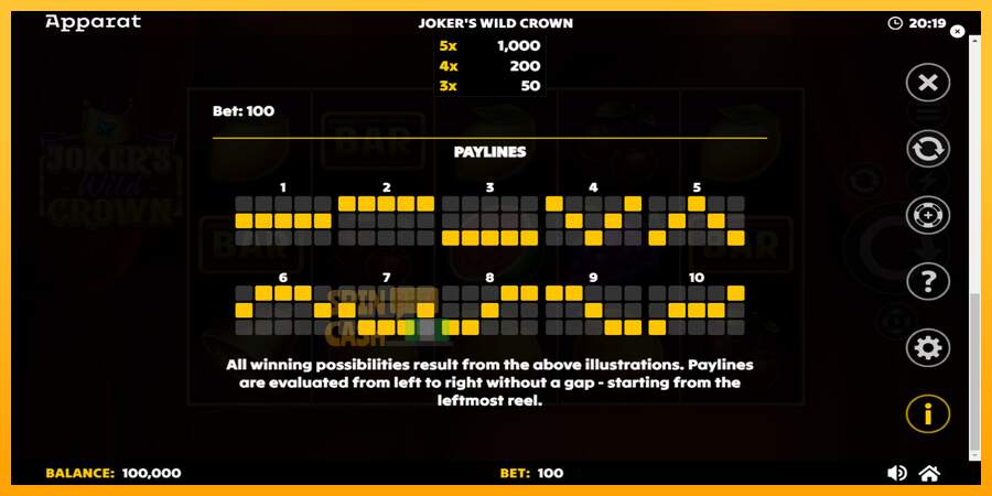 Spielautomat Jokers Wild Crown Diamond Treasures für echtes geld 7