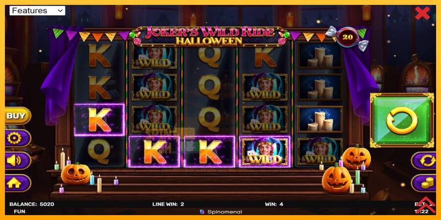 Spielautomat Jokers Wild Ride Halloween für echtes geld 4