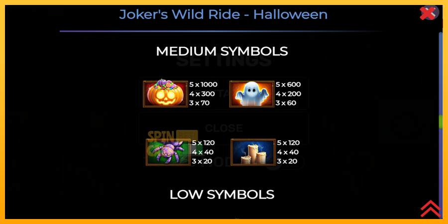 Spielautomat Jokers Wild Ride Halloween für echtes geld 5