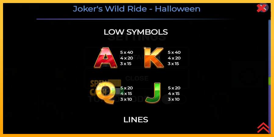 Spielautomat Jokers Wild Ride Halloween für echtes geld 6