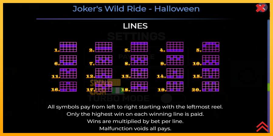 Spielautomat Jokers Wild Ride Halloween für echtes geld 7