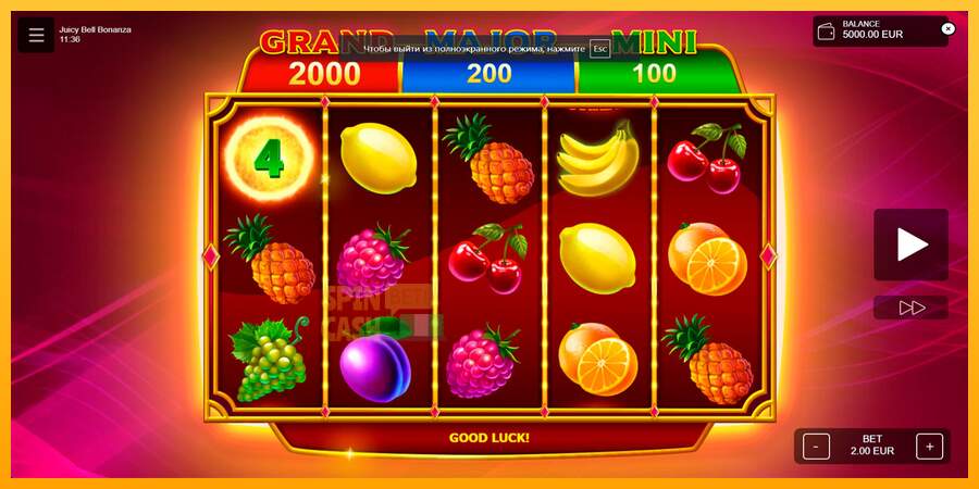 Spielautomat Juicy Bell Bonanza für echtes geld 1