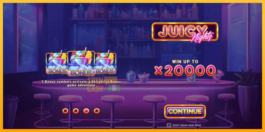 Spielautomat Juicy Nights für echtes geld 1