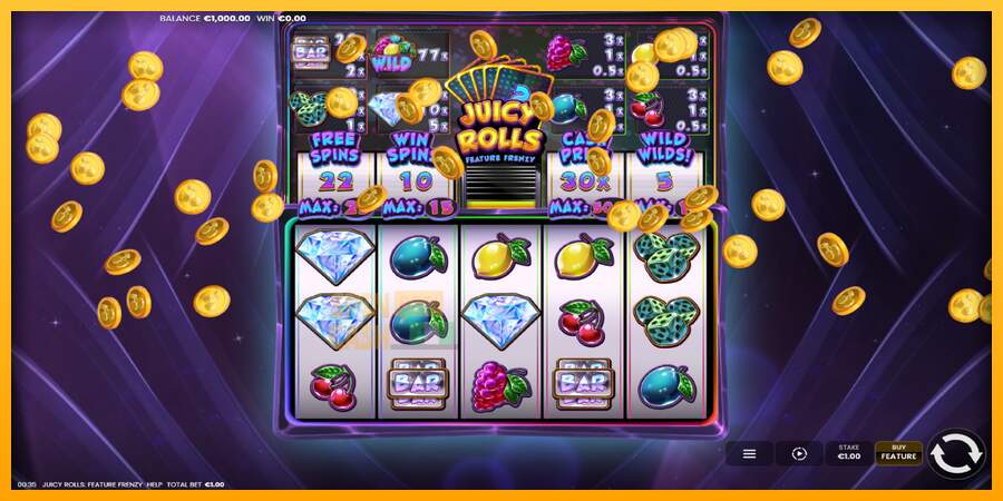 Spielautomat Juicy Rolls: Feature Frenzy für echtes geld 2