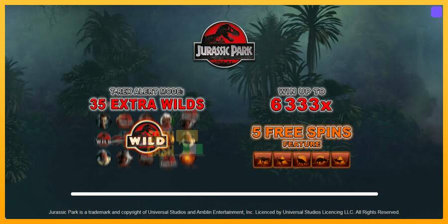 Spielautomat Jurassic Park für echtes geld 1