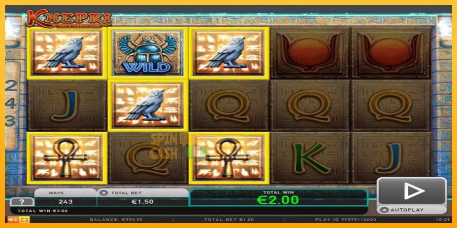 Spielautomat Khepri The Eternal God für echtes geld 3