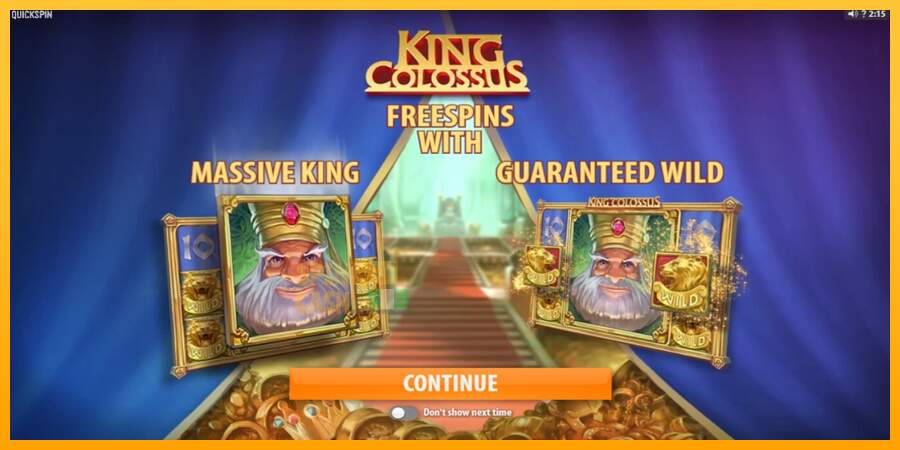 Spielautomat King Colossus für echtes geld 1