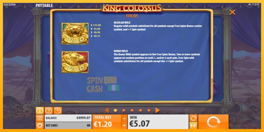 Spielautomat King Colossus für echtes geld 4