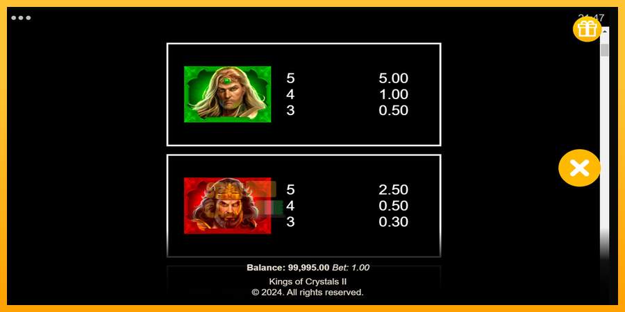 Spielautomat Kings of Crystals II Power Combo für echtes geld 6