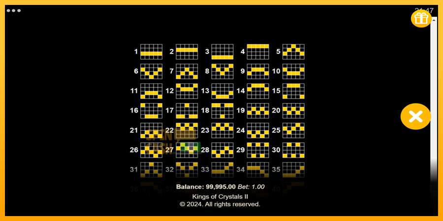 Spielautomat Kings of Crystals II Power Combo für echtes geld 7