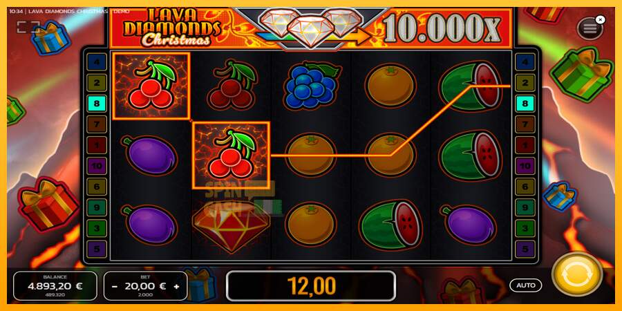 Spielautomat Lava Diamonds Christmas für echtes geld 3