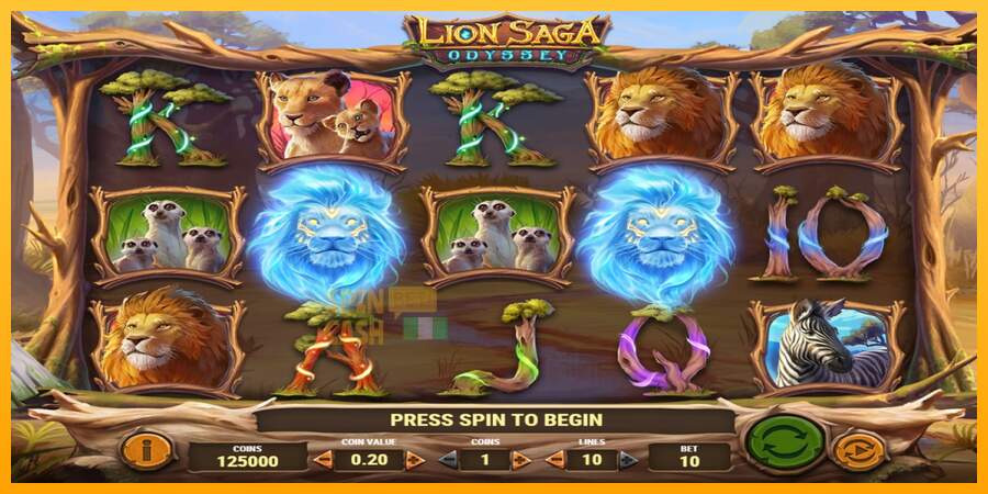 Spielautomat Lion Saga Odyssey für echtes geld 1