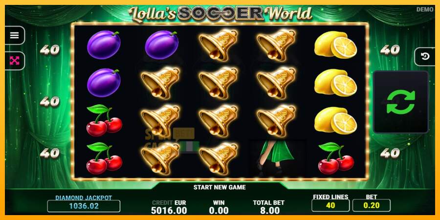 Spielautomat Lollas Soccer World für echtes geld 1