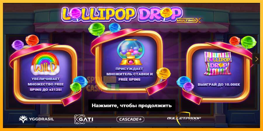 Spielautomat Lollipop Drop MultiMax für echtes geld 1