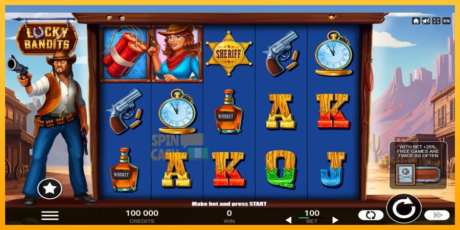 Spielautomat Lucky Bandits für echtes geld 1