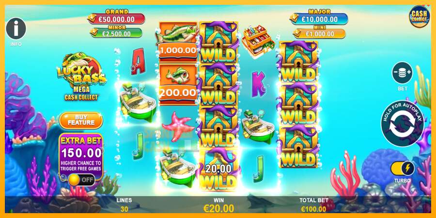 Spielautomat Lucky Bass Mega Cash Collect für echtes geld 4