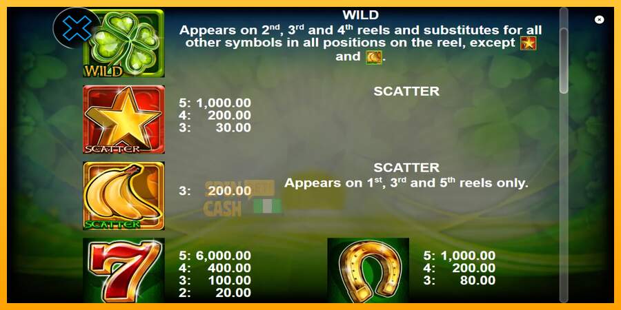 Spielautomat Lucky Clover für echtes geld 5