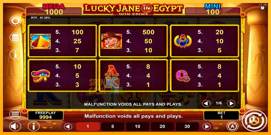 Spielautomat Lucky Jane in Egypt Win Spins für echtes geld 6