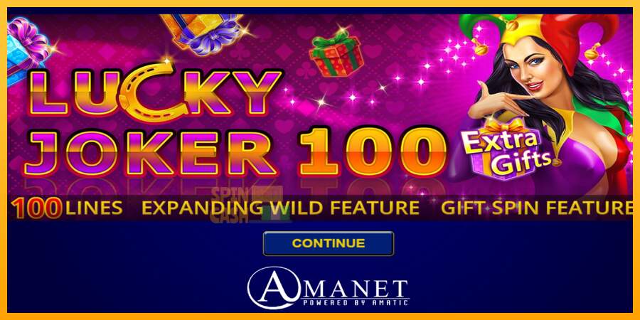 Spielautomat Lucky Joker 100 Extra Gifts für echtes geld 1