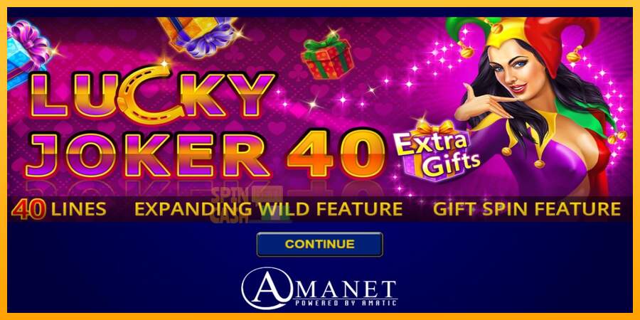 Spielautomat Lucky Joker 40 Extra Gifts für echtes geld 1