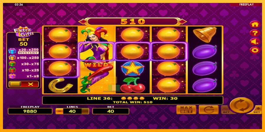 Spielautomat Lucky Joker 40 Extra Gifts für echtes geld 3