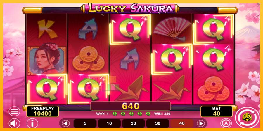 Spielautomat Lucky Sakura Win Spins für echtes geld 3