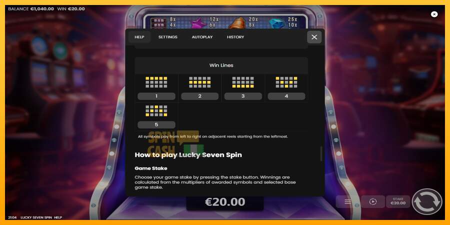 Spielautomat Lucky Seven Spin für echtes geld 7