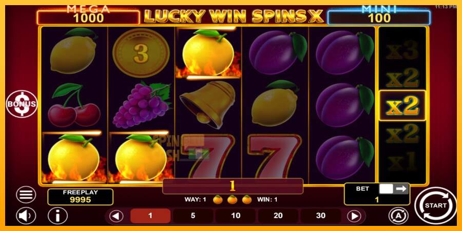 Spielautomat Lucky Win Spins X für echtes geld 3