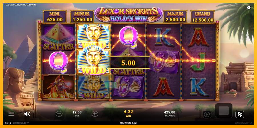 Spielautomat Luxor Secrets Holdn Win für echtes geld 3