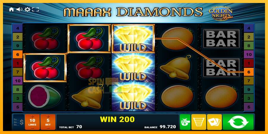 Spielautomat Maaax Diamonds Golden Nights für echtes geld 3