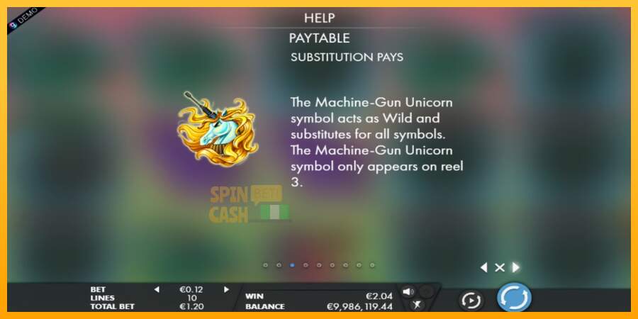 Spielautomat Machine Gun Unicorn für echtes geld 3