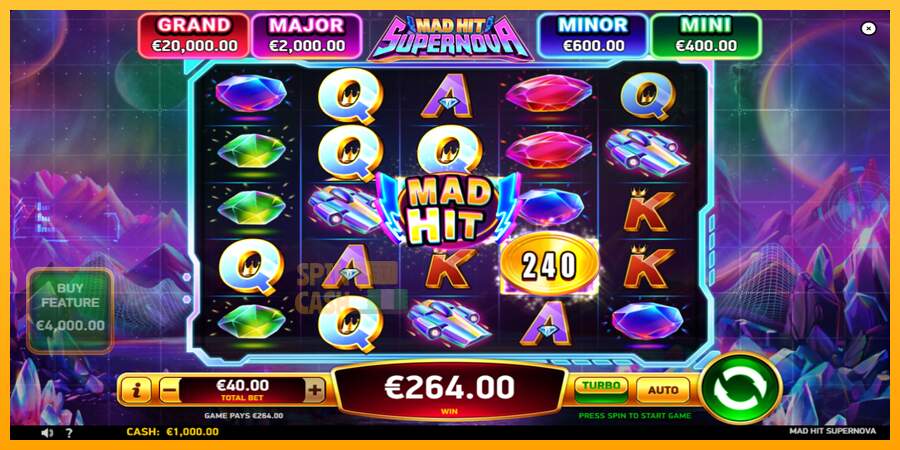 Spielautomat Mad Hit Supernova für echtes geld 4