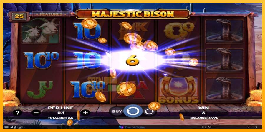 Spielautomat Majestic Bison für echtes geld 3