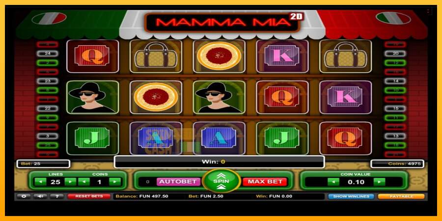 Spielautomat Mamma Mia 2D für echtes geld 3