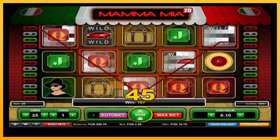 Spielautomat Mamma Mia 2D für echtes geld 4