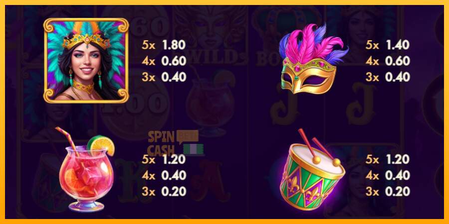 Spielautomat Mardi Gras Queen für echtes geld 4