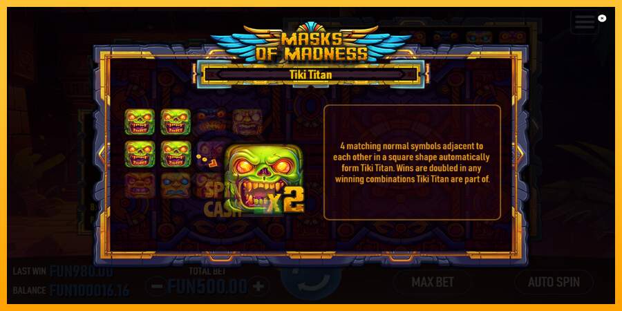 Spielautomat Masks of Madness für echtes geld 6